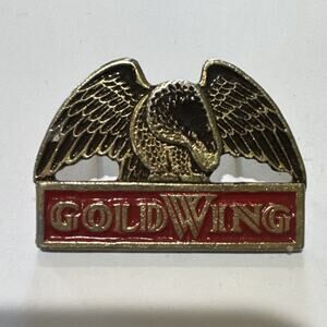 Vintage Honda Goldwing Motorcycle Pin Badge Eagle Vest Lapel Jacket Pin -see Pic
